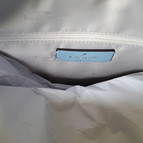 Kate Spade Montauk Blue Flower Quilted Medium Tote NWT - Picture 4 of 4